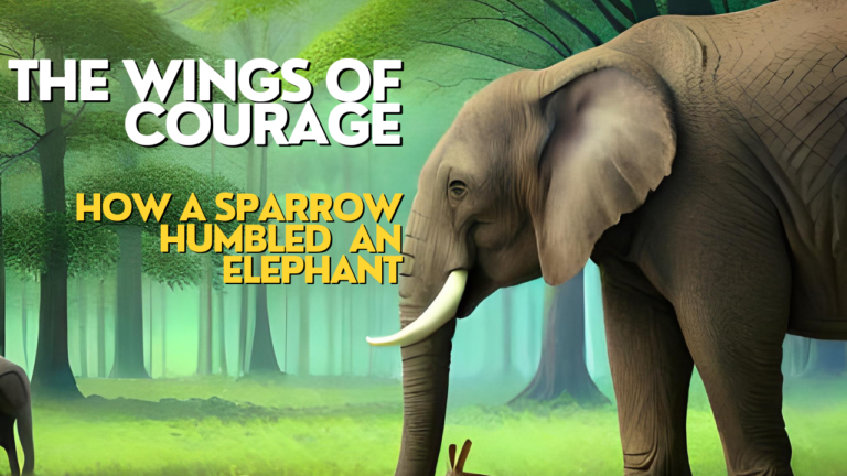 The Wings of Courage: How a Sparrow Humbled an Elephant