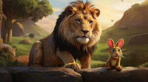 Rabbit and Lion