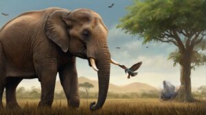 Sparrow and elephant story